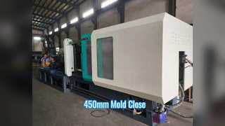 Macchina per iniezione con corsa di chiusura dello stampo da 450 mm
