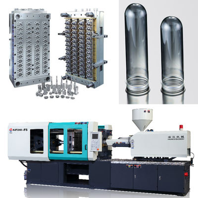 PLC PET Preform Injection Molding Machine 50 - 100mm Nozzle Stroke 2 - 4 tonnellate di forza di ejetto