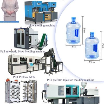 Macchina di stampaggio a iniezione di preforma in PET automatico a comando automatico 80 tonnellate