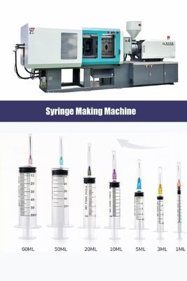 Macchina per la produzione di siringhe plastificanti a vite con 5 punti di espulsione, tensione 220V380V, progettata per la produzione di siringhe